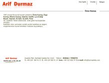 Tablet Screenshot of durmazteks.com